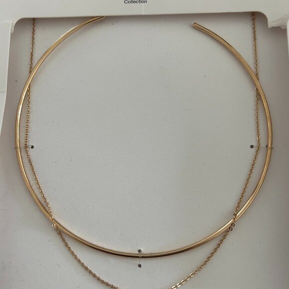 ZARA Two Gold Necklaces NEW - Picture 3 of 3